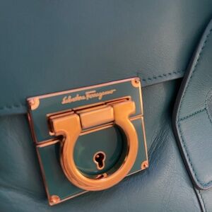 Salvatore Ferragamo Turquoise Sookie